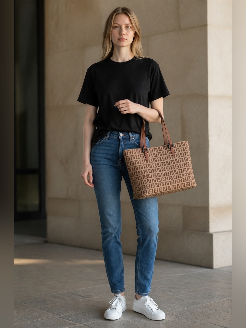 Fendi light pink bag